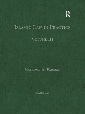 cover image of Islamic Law in Practice